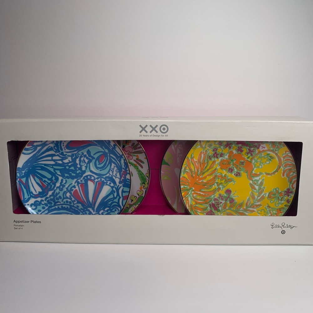 Lilly Pulitzer for Target Appetizer Plates NWT - Picture 2 of 4